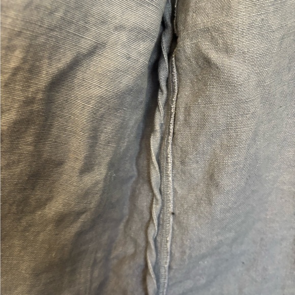 Coyuchi Blue Women's Robe Linen - Picture 3 of 5